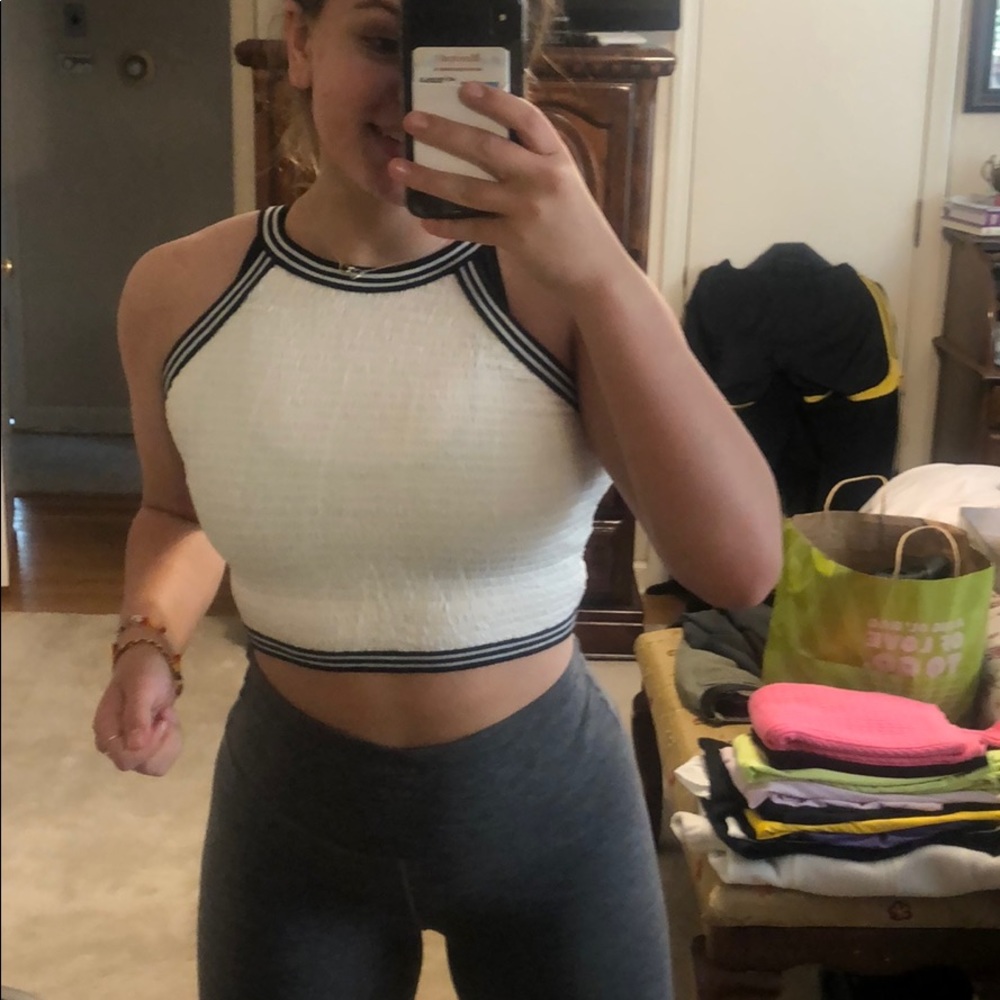 Never worn halter crop top